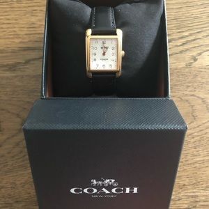 Coach Page Leather Watch